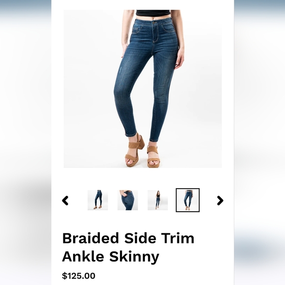 cenia convi jeans ankle Length Jeans Basic Signature Style with Leopard print - Picture 8 of 13